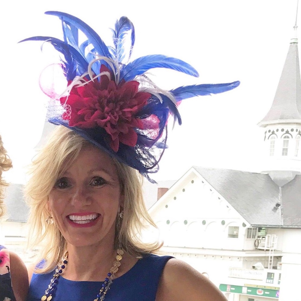 Beautiful Royal Blue fascinator
